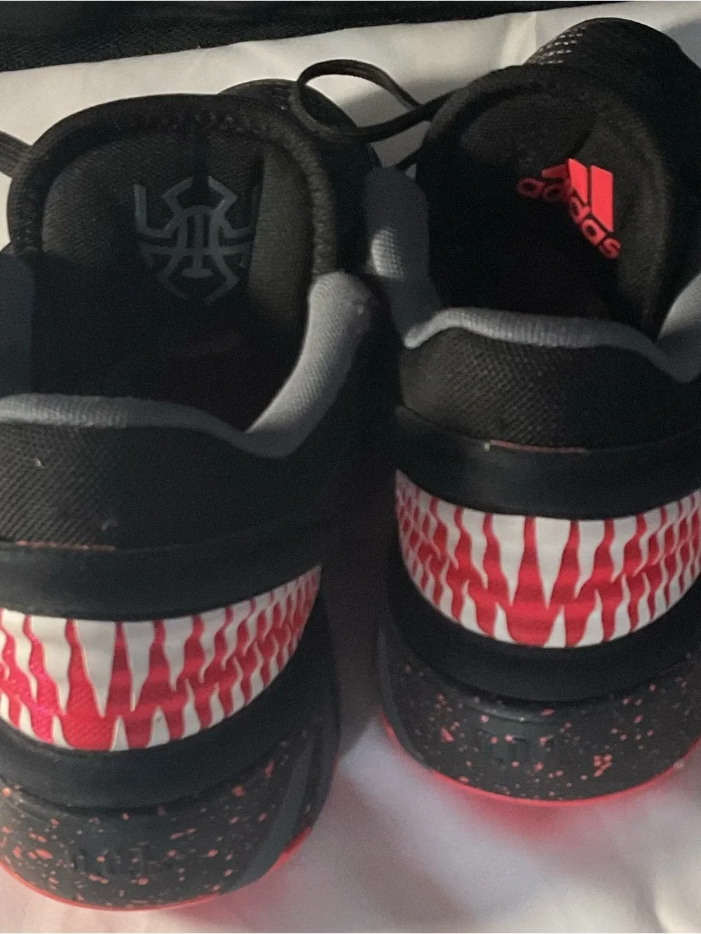 Adidas marvel venom Black and red Sneakers
